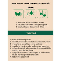 Náplasti proti bolesti kolen a kloubů 12 ks